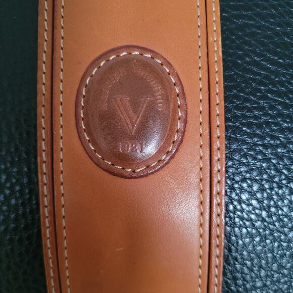 Rudolph Valentino Bag Clutch Wristlet Vintage Zip Italian Black Brown Leather - Picture 10 of 11